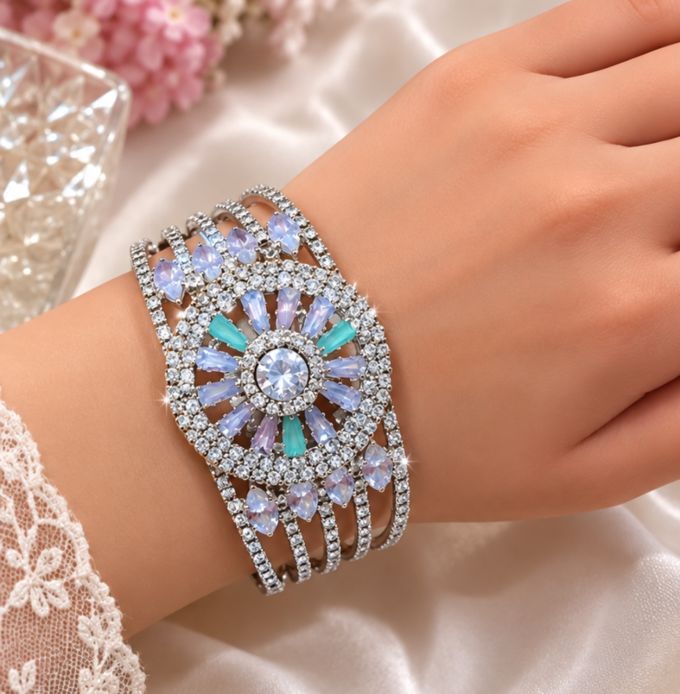 Multicolor Crystal Amercian diamond Bracelet for Girls