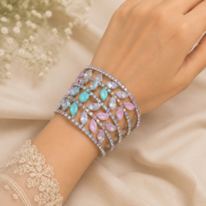 **Pastel Multicolor stone Amercian diamond Bracelet for Girls