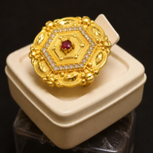 Antique Gold Ruby Ring